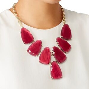 Kendra Scott Burgundy Illusion Harlow Necklace
